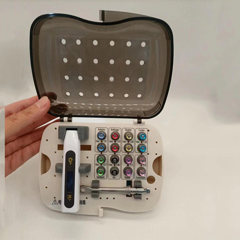 Dental Electric Torque Wrench Implant Wrench Machine Repair Universal Implant Tool Box Screwdriver Set