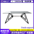 Glass coffee table tempered glass coffee tableaccessible luxuryclassy coffee table modern casual side table
