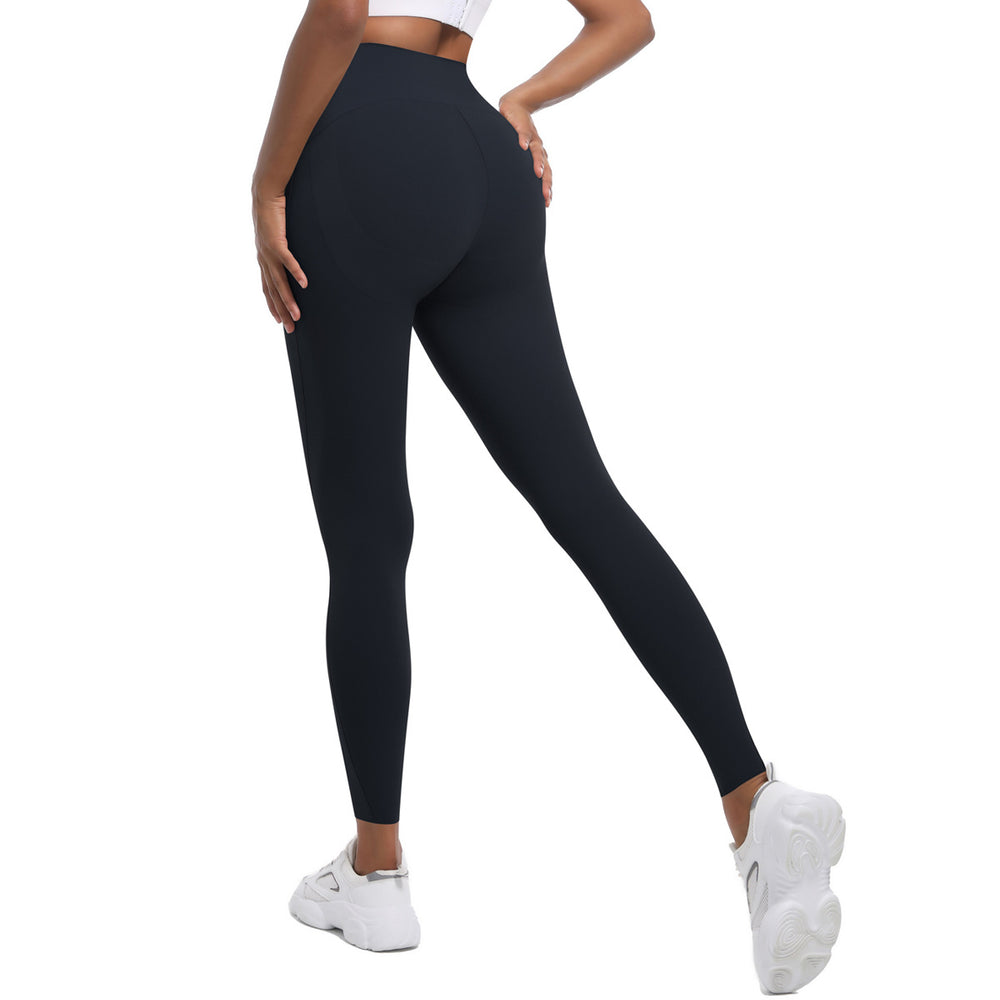 Clearance: barely-there high-waisted peach lift seamless yoga leggings - women's quick-dry workout pants for outdoor running and fitness
