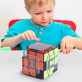 new huarong dao rubik's cube 3x3 puzzle toy, educational toy for boys aged 7-10, early education brain training