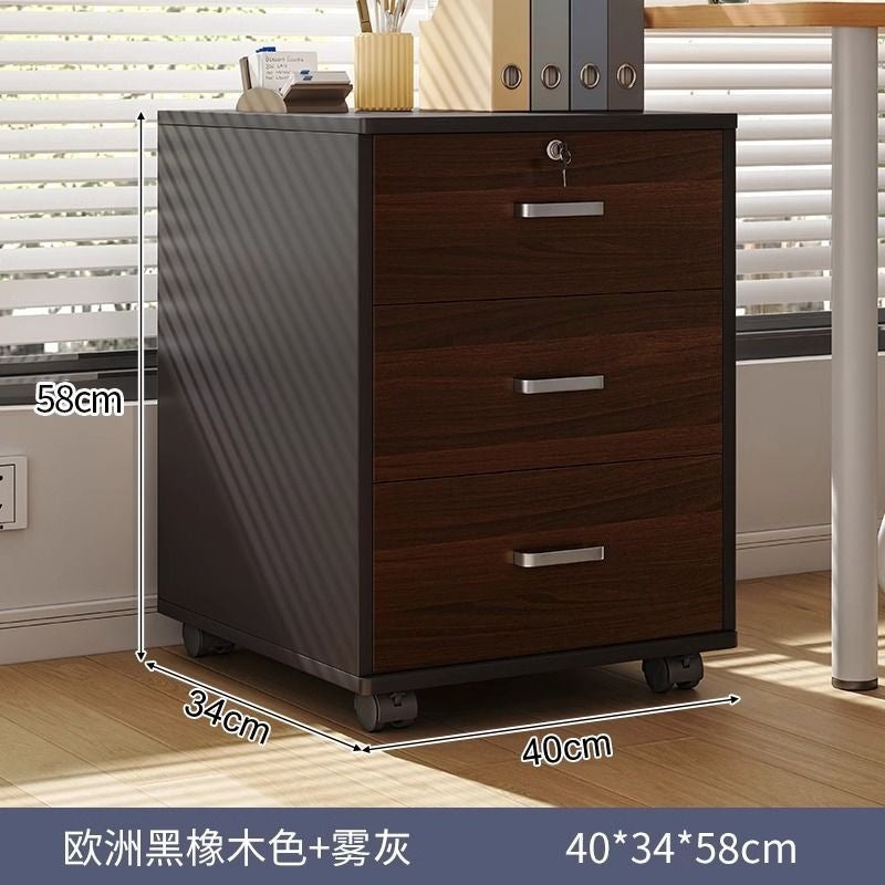 File cabinet table storage rack wooden side cabinet with lock storage cabinet storage cabinet office desk storage cabinet information cabinet