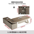 Walnut color 2200*880mm + filing cabinet (including delivery + installation)