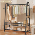 Clothes drying rack thickened floor-standing for home clothes drying rack balcony bedroom hanging clothes rack simple indoor single pole coat rack