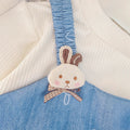 Autumn kids' dress cartoon baby chic princess cute faux two-piece new  girls' dress trendy
