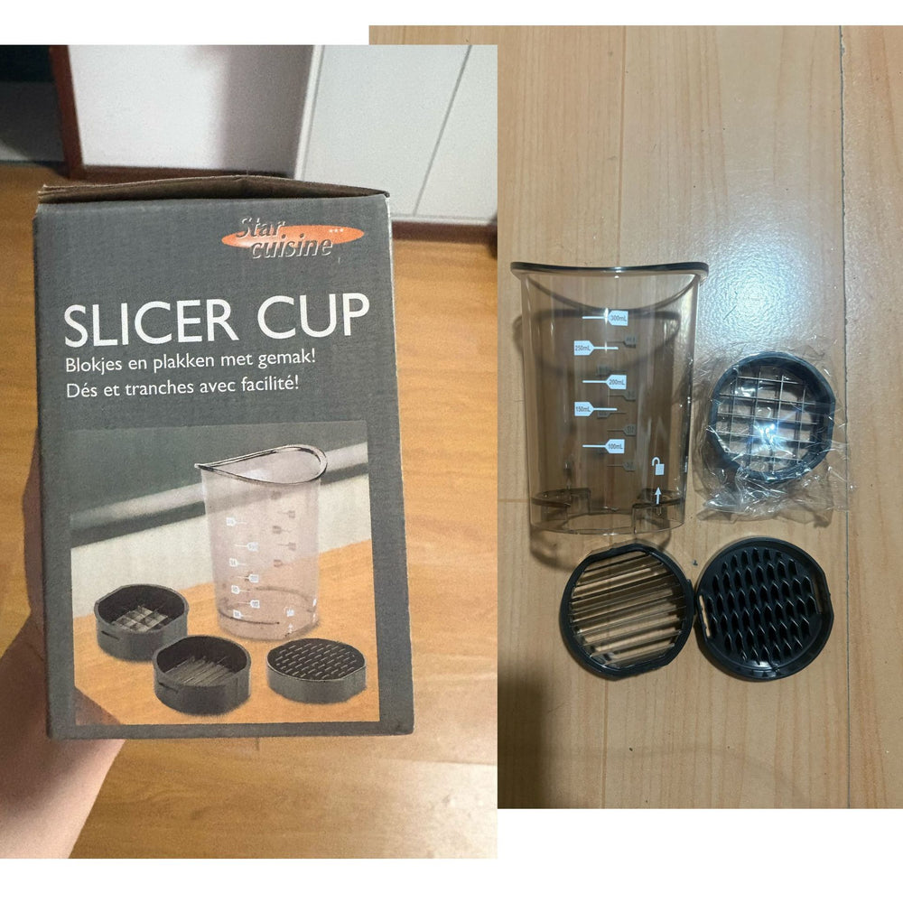 Stainless steel watermelon & egg slicer - home fruit cutter, slicer, cup, pulp remover, dicing & chopping tool
