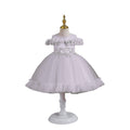Export small children's tulle kids dress petals princess dress baby girl one year old dressbaby dress