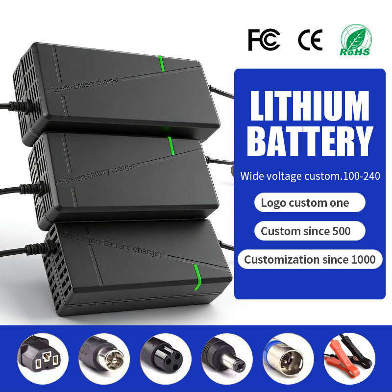 84v5a lithium battery charger ternary lithium iron phosphate 84v87.6v88.2v8a high power intelligent fast charging