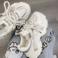 2026 new women's chunky sneakers: trendy dad shoes, platform, height increasing, slimming, versatile casual athletic shoes, lightweight student shoes