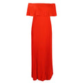 spring new arrival: sexy off-the-shoulder pleated evening gown - european & american style women's dress for cross-border e-commerce