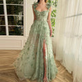 fashion  women's wedding dress tulle suspender sleeveless high slit bridal party beach dress