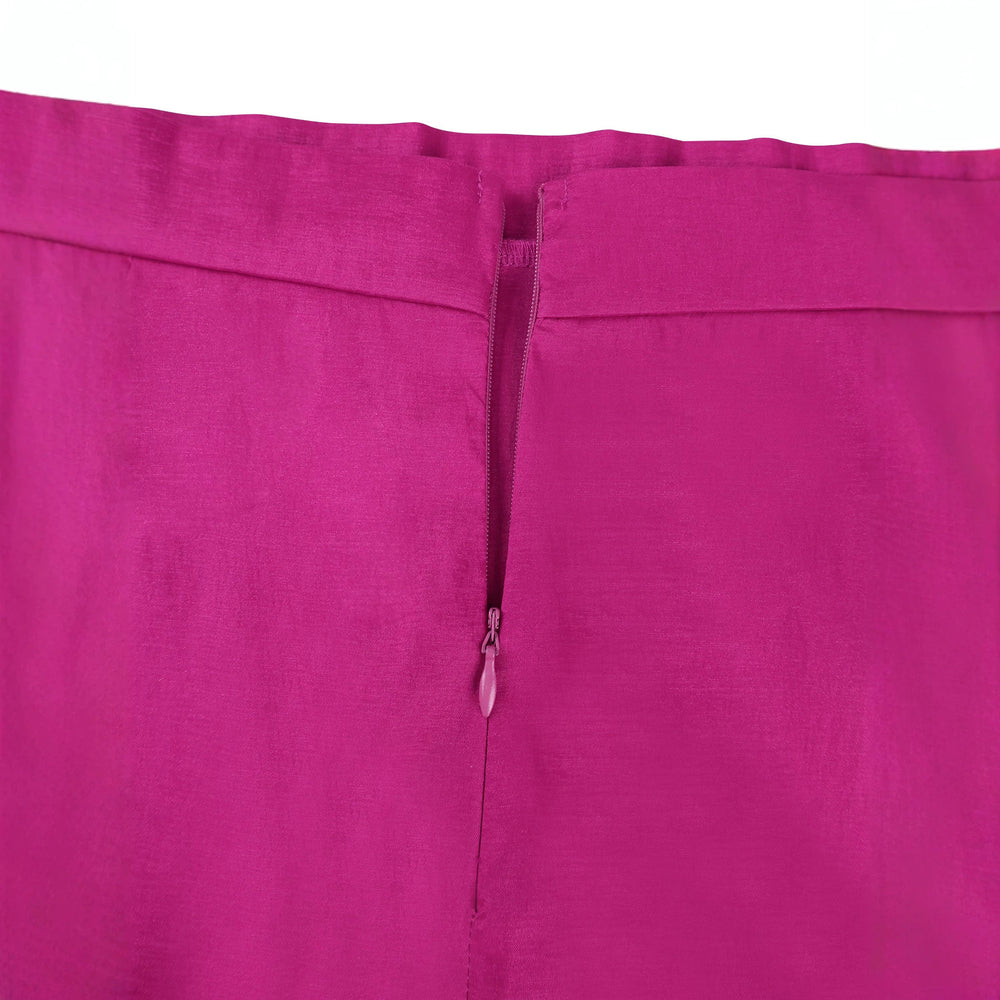 new arrival rose red ruffles skirt high waistslimming look hip-covering cake skirt banquet party dress skirt