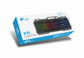 Lingsha t750 mechanical feel keyboard & mouse combo - wired metal keycap set for gaming, office, and desktop use