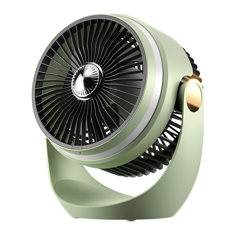 wall-mounted charging fan for home camping style desktop fan dormitory electric fan desktop high wind portable circulation fan