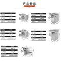 Henglian meat grinder tc12 commercial electric stainless steel high-power pure copper fully automatic butcher shop meat mincer large size