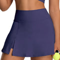 Fashion cross-border sports culottes shortsummer tight high waistfashion tape fitness yoga wear tennis skirt for women