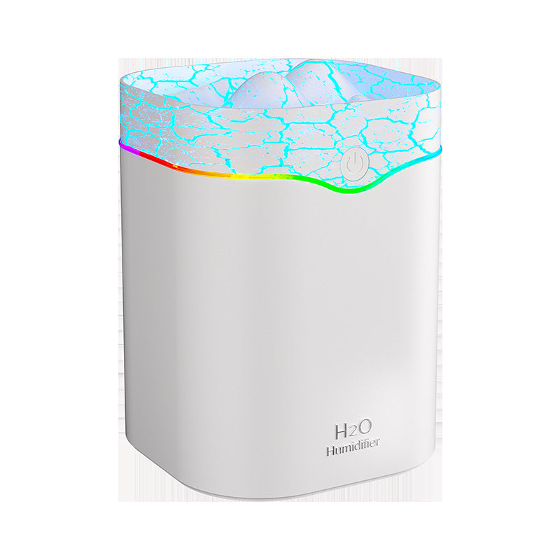New 2l triple-spray water droplet humidifier, usb air humidifier with aromatherapy, portable large mist humidifier for office desktop