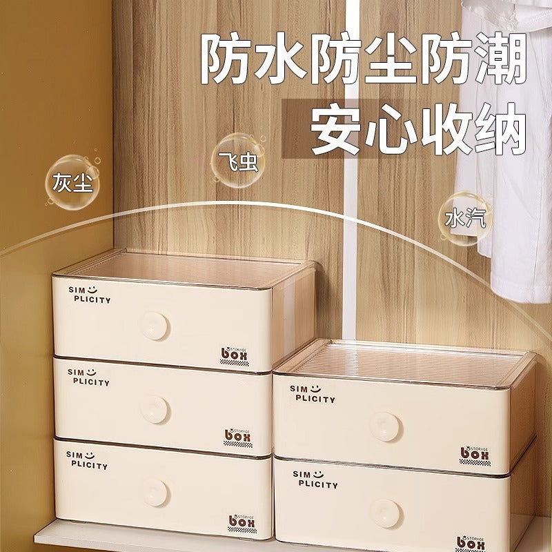 Socks Underwear Panties Drawer Type 3-in-1 Multifunctional Storage Bedroom Home Wardrobe Close-fitting Clothing Organizing Box