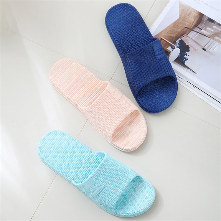 2023 new cartoon bathroom slippers for men, home bath non-slip slippers, couple's slippers for women, thick sole