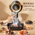 Desktop range hood for homesmall barbecue barbecue cooking rental house smoking exhaust fan air purifier