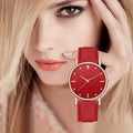 Factory direct wholesale watches: women's starry sky leather quartz wristwatch, gift watch, ladies' watch