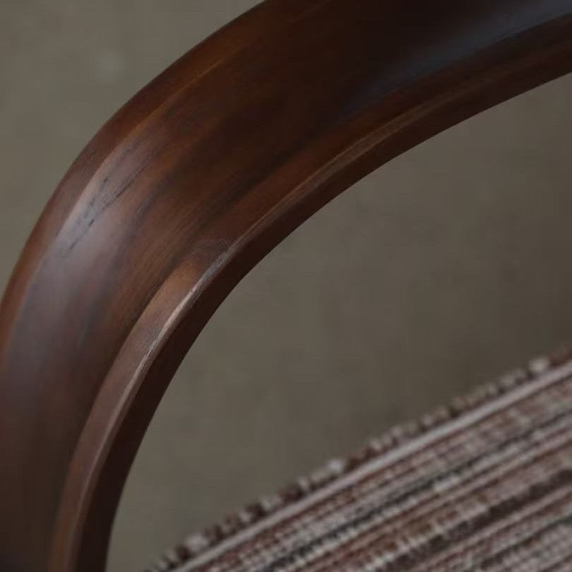 Solid wood sofa chair burke chair living room bedroom home single chair furniture designer rocking chair space capsule high backrest