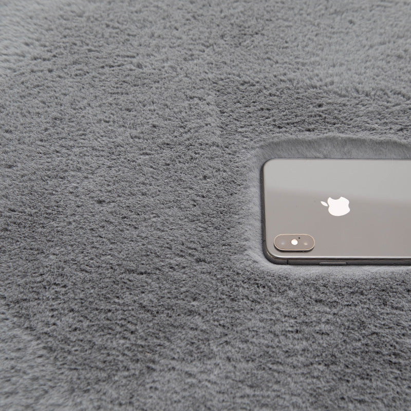 Imitation rabbit fur carpet bedroom bedside blanket thick living room cloakroom whiteinsstuffed room sofa floor mat bay window