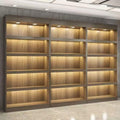 Wine cabinet against wall supermarket hotel commercial living room home casual shelf wine cabinet white wine multi-layer storage rack display cabinet