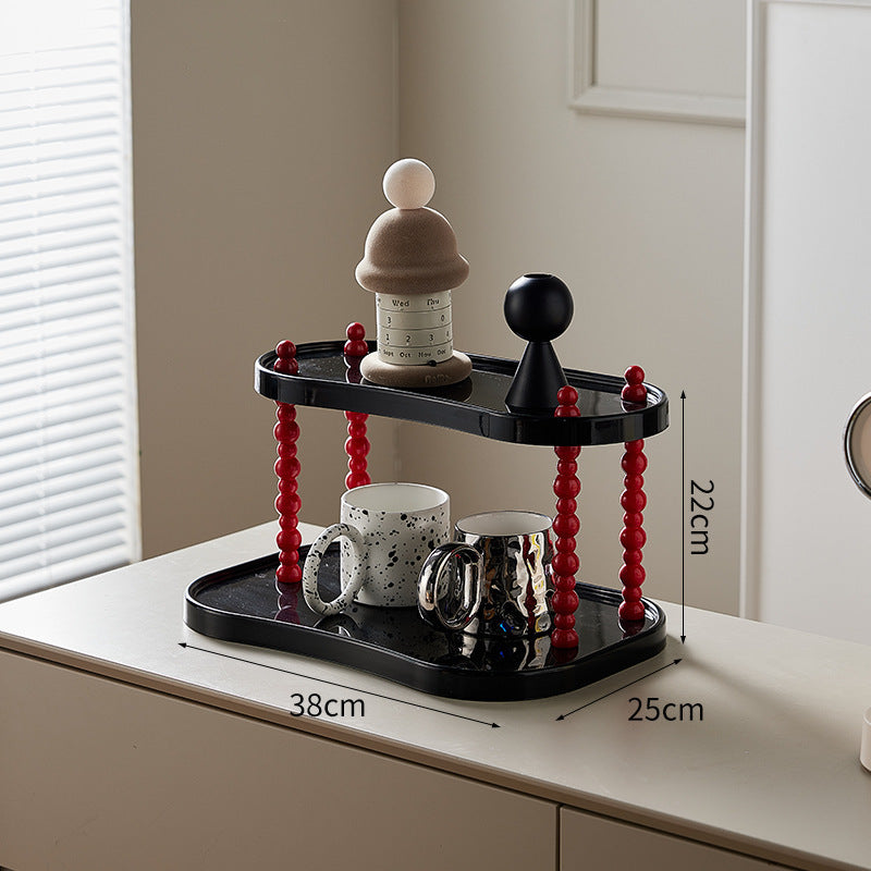 Cosmetics Storage Box Dresser Skin Care Products Perfume Shelf Desktop Multifunctional Water Cup Mug Organizing Rack