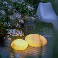 Outdoor waterproof led creative light-up stone lamp - realistic pebble lights for villa gardens, lawns, and courtyards