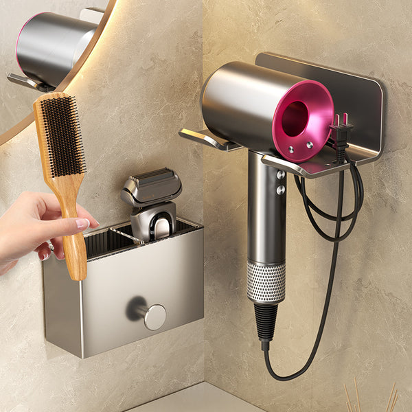 Toilet Shelf Toothbrush Toothpaste Comb Bathroom Non-punching Wall Hanging Toilet Wash Table Razor Storage Pot