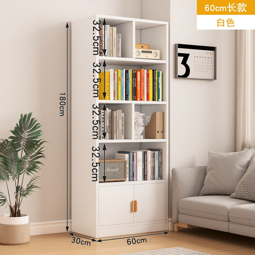 For homefloor-standing storage rack, whole wall storage cabinet, multi-layer solid wood wine cabinet, all-in-one wall bookcase, living room storage cabinet
