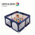Baby playpen - portable playard for indoor use - safety barrier for crawling and walking - perfect for home and playroom