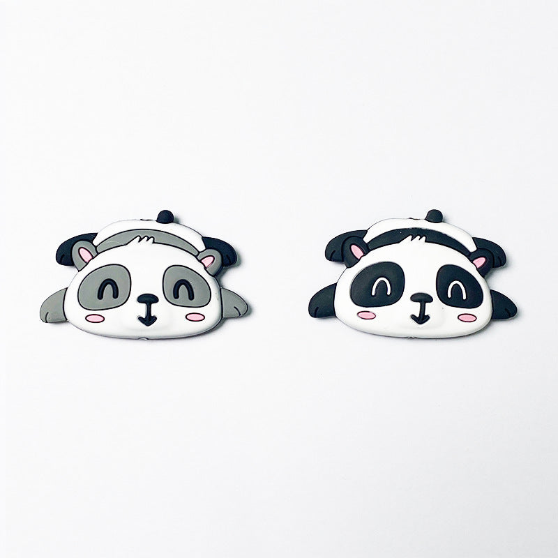 Cross-border food-grade baby molar beads, cartoon jewelry, loose bead accessories, gnawing teething beads, cartoon silicone beads.