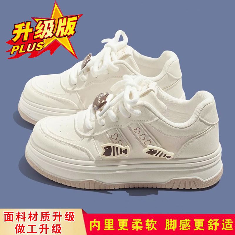 Girls' shoes  new spring/autumn kids' sneakers mesh summer mid-to-large children's girls' casual skate shoes white shoes