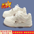Girls' shoes  new spring/autumn kids' sneakers mesh summer mid-to-large children's girls' casual skate shoes white shoes