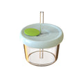 Round 110ml (silicone cap green) + straw