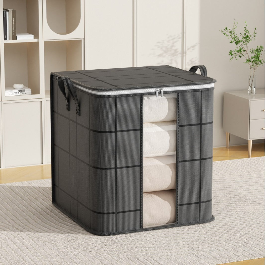 Cross-border large pane, under-bed storage bag, household flat storage, organizing box, and folding storage storage artifact under the bed