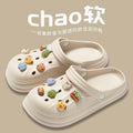 Men's "cloud slides" clogs - 2024 new beach sandals, anti-slip, odor-resistant, eva slippers for couples, women's summer outdoor wear
