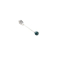 Dark green ice scoop