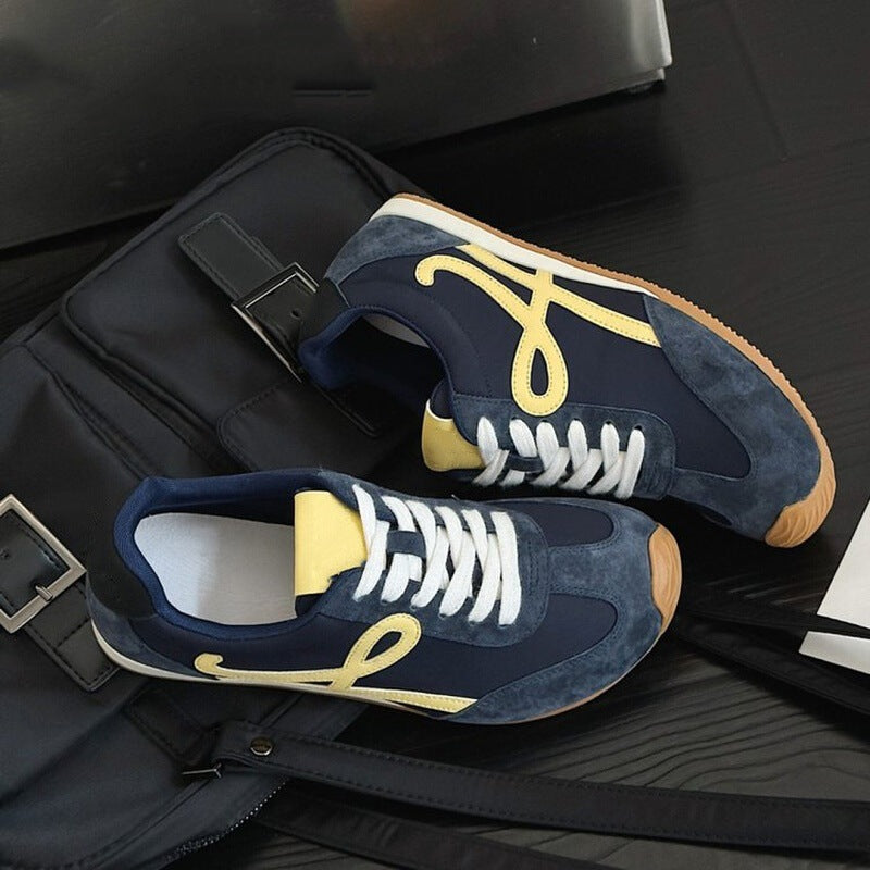 European hot-selling women's shoes: 2026 autumn new arrivals - breathable flat casual sneakers, versatile student german army trainers (gats)