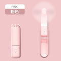 Handheld fan kids foldable manual small fan cartoon hand press hand fan kids halter electric fan in stock