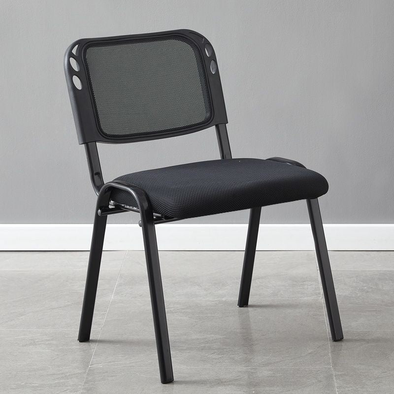 Minimalist ergonomic office chair for conference reception, comfortable for extended sitting, staff computer chair - default option: other plastic