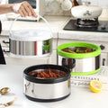 Hot-selling for export: large capacity commercial-grade insulated food carrier - portable lunch box with insulated pot and three-piece home use set