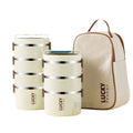 New stainless steel lunch box - insulated, stylish, with lid - perfect for office workers - bento bowl with dividers