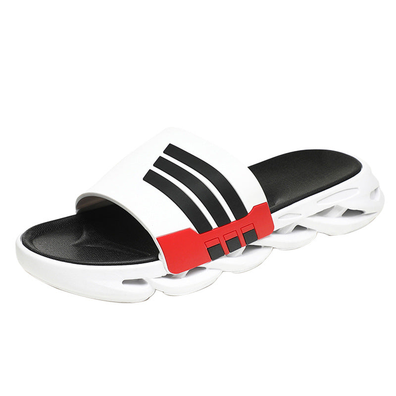 Men's outdoor sandals & slippers - korean style, trendy & unique, plus size, non-slip, thick-soled, suitable for bathing, beach & everyday wear