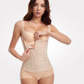 Ultra-thin shaping tops corset intimates waist shaping and abdominal control vest plus size body shaping breathable clothing black knitting women