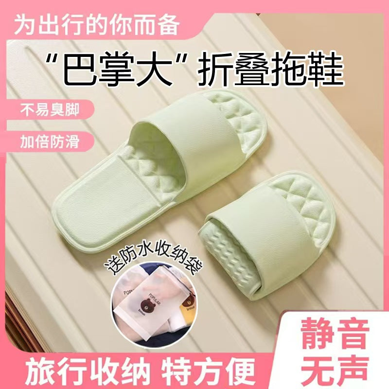Disposable slippers travel foldable slippers convenient travel essentials hotel slippers for men and women