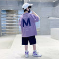 Boys' summer outfit set -  new arrival: stylish and trendy kids' summer clothing, short-sleeve, popular, handsome, and fashionable for boys