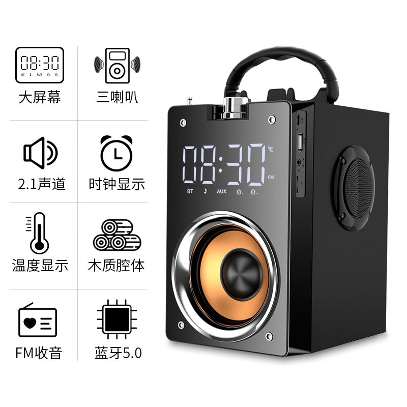 Yayunshi t3 bluetooth speaker - wireless, extra bass, high volume, portable speaker for mobile phones, outdoor activities, and square dancing
