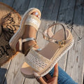 summer new arrival: plus-size chunky sole sandals for women (sizes 35-42). wholesale available. dropshipping to  and